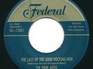 FOUR JACKS - Last Of The Good Rocking Men / I'll Be Home - FEDERAL - R&B 45