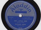 DOO-WOP/R&B 78:RICHARD LEWIS/HEY LITTLE GIRL/RICHARD'S BOUNCE/Aladdin 3238/exc.