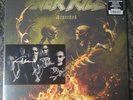 Overkill Scorched amber  green splatter Vinyl double LP with signed photocard