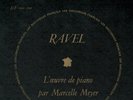 FRANCE CLASSICAL 1950'S 2 X LP MARCELLE MEYER PIANO : L'OEUVRE DE PIANO : RAVEL
