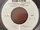 Love Is A Cheat UNRELEASED ? 45 ACETATE R&B