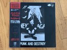 Discharge Punk And Destroy LP Japan 1984 G.B.H. Blitz Exploited Anti-Nowhere UK
