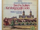 PIERRE FOURNIER ⸺  JS BACH 6 suites for cello solo ⸺  ARCHIV 3xLPs box NM