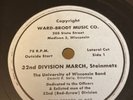 Ward Brodt 78 RPM University WI Band - 32nd Division March V+ Private
