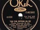 Okeh #41538: Louis Armstrong Or.-