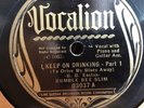 BUMBLE BEE SLIM VOCALION 03037  BLUES 78 rpm E-/V+ GUITAR & PIANO
