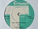RGM/Joe Meek: PAT READER Ricky/Dear Daddy Triumph RGM 1024 (1960) Girl singer