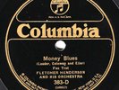 Columbia #383-D: Fletcher Henderson Or.-Money Blues/I'll Take Her Back V+ Louis