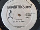 david bowie very rare  Supergroups radio release.
