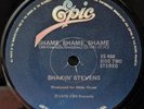 Shakin Stevens Shame Shame Shame / Hot Dog Very Rare New Zealand  7 Inch