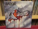 RAZOR - Violent Restitution vinyl album, ORIGINAL CANADA ISSUE  Thrash Metal LP
