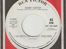 KENNY CARTER I've Gotta Get Myself Together RCA promo northern soul 45 M-
