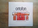 Ortofon Pick Up Test Record of Signals & Music VG+ Vinyl Record Album 0002 (P2)