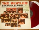 The BEATLES' Second Album Japanese RED colored vinyl LP Odeon pressing OR-7058