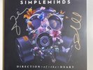 SIMPLE MINDS - DIRECTION OF THE HEART UK 12” BLACK VINYL SIGNED/AUTOGRAPH LP