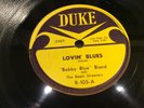 BOBBY BLUE BLAND-DUKE 105-LOVIN' BLUES/I. O. U. BLUES-MEMPHIS BLUES 78 1952 EXC