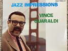 VINCE GUARALDI - JAZZ IMPRESSIONS - ORIGINAL US FANTASY MONO LP vinyl album EX