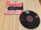 Janos Starker Kodaly Sonata for Unaccompanied Cello Opus 8 SPL 510 plays VG/VG+