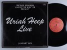 URIAH HEEP Live MERCURY 2XLP VG+ gatefold with attached booklet j