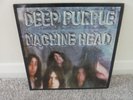 DEEP PURPLE - MACHINE HEAD - UK 1ST PRESS G/F LP (1972) W/INSERT - PROG - EX/VG