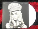 Poppy - Am I a Girl? White Black Marble Colored Vinyl RARE OOP Nu Metal Band