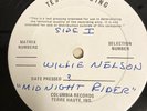 TEST PRESSING Willie Nelson Midnight Rider & Isaac Hayes Vinyl LP VG Condition