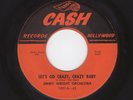 W Coast Honkin' SAX Instros JIMMY WRIGHT Let's Go Crazy, Crazy CASH M- HEAR