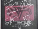 Van Halen Top Of The World Box Set Autographed By Eddie Van Halen, Alex Mike Sam