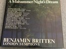 BRITTEN:  A MIDSUMMER NIGHT'S DREAM/BRITTEN, LONDON OSA 1385-SEALED BOX SET