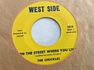 Doo Wop THE CHUCKLES On The Street Where You Live WEST SIDE Rare 45 Near Mint NM