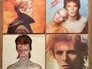 DAVID BOWIE - ALADDIN SANE PINUPS SPACE ODDITY AND LOW VINYL RECORD BUNDLE
