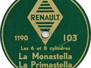 78 RPM - Werbeplatte / Disque Publicitaire Renault „Les 6 et 8 Cylindres“ - 1931