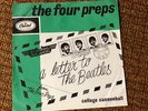 45 RPM  Four Preps CAPITOL NL 1033 Letter to the Beatles  w/ PS  VG++