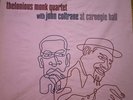 Thelonius Monk Quartet  and John Coltrane at Carnegie Hall Remastered LP