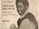 Dennis Brown No Man is an Island Reggae Roots LP Studio One Red/Black Label EX