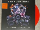 Simple Minds Direction Of The Heart ORANGE Vinyl LP
