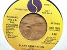 RICHARD HELL & THE VOIDOIDS / Blank Generation / PROMO 4 / 1977 / PUNK