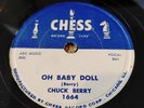 78 RPM Chuck Berry CHESS 1664 Oh Baby Doll EXC LISTEN