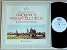 PIERRE FOURNIER Suites for Cello Solo No.1 & 2 BACH 1stPress ARCHIV STEREO MINT