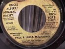 Paul McCartney Mono Promo 45 Uncle Albert/Admiral Halsey B/W Too Many People NM
