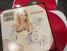 signed wildcard (limited red vinyl) - autographed miranda lambert