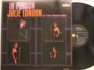Julie London Lp In Person At The Americana On Liberty - Vg++ To Nm / Vg++
