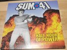 Sum 41 Half Hour Of Power Rare Punk Rock EP 2017 SRC Red Wax Poster Gatefold
