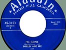 SHIRLEY & LEE (w/ Dave Bartholomew) I'm Gone / Sweethearts 45rpm Aladdin 1952