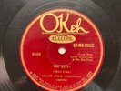 Lillie Delk Christian Was It A Dream Too Busy  Okeh 8596 78 RPM Jazz Record