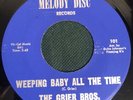 Grier Bros - Weeping Baby All The Time - rare northern soul near mint