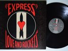 LOVE AND ROCKETS Express BEGGARS BANQUET LP VG+ UK 1st w/giant poster bauhaus