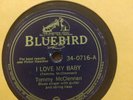 Rare Blues 78- Tommy McClennan- Bluebird 34-0716- I Love My Baby- E/E