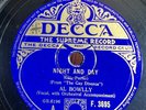 78 Rpm Jazz, Al Bowlly 'Night & Day / Love Locked Out' Decca