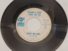 SANDY WILLIAMS - PUSHING A GOOD THING TOO FAR / ANYONE IN THE WORLD - DJ COPY.